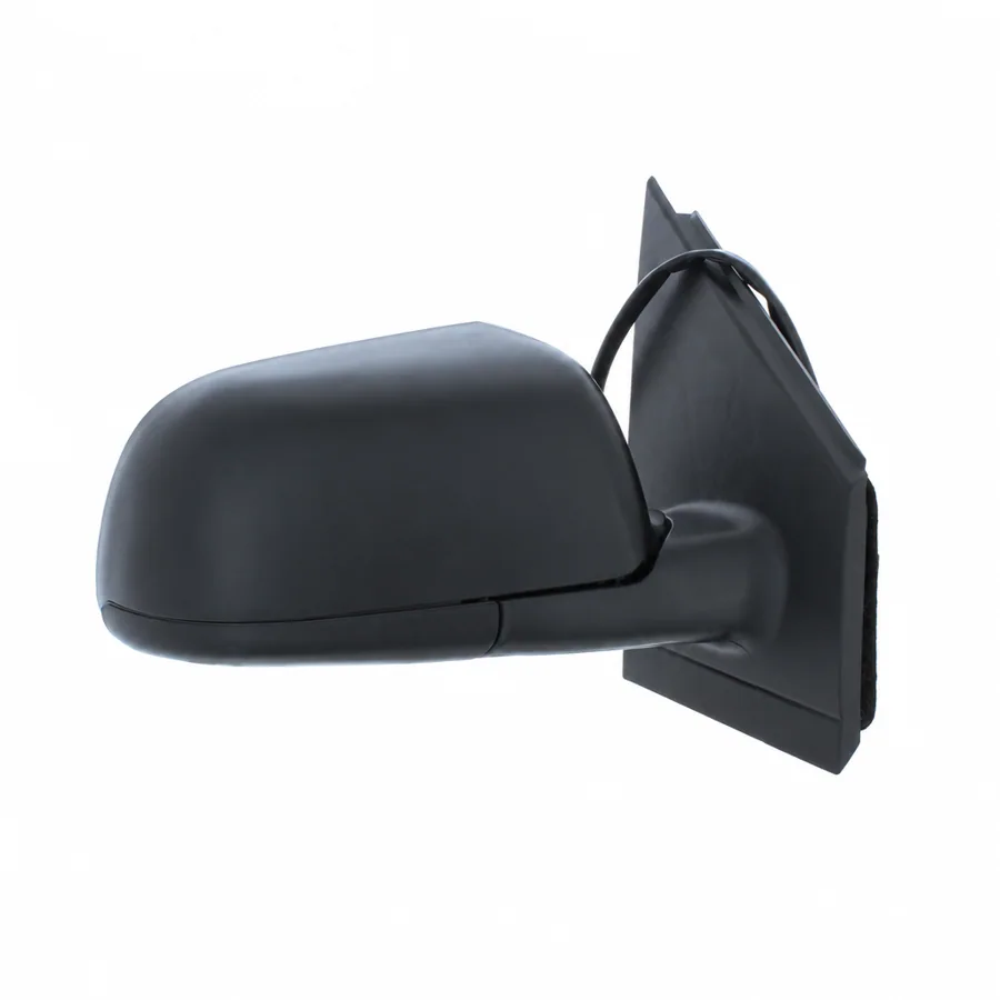 VW Polo Right Heated Electric Complete Mirror Unit, Black (2002–2006)