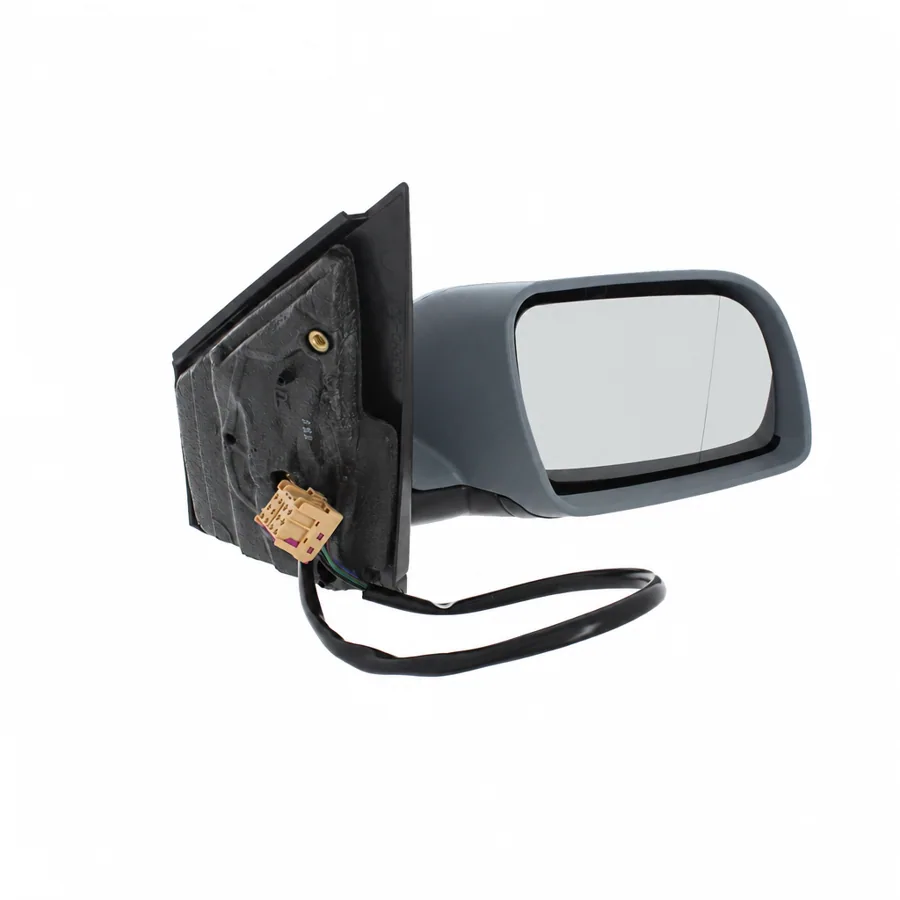 VW Polo Right Heated Electric Complete Mirror Unit, Primed (2002–2006) — photograph 3