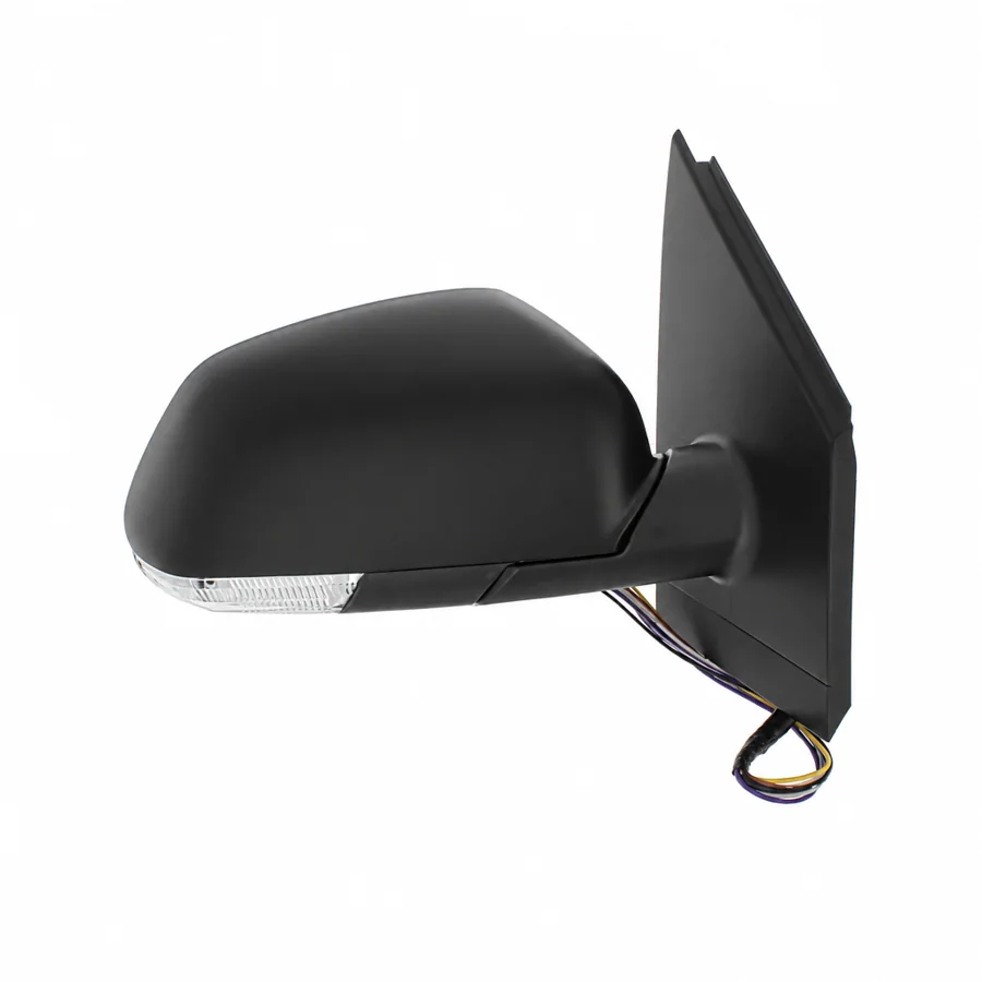 VW Polo Right Heated Electric Complete Mirror Unit, Black (2005–2010) — photograph 2