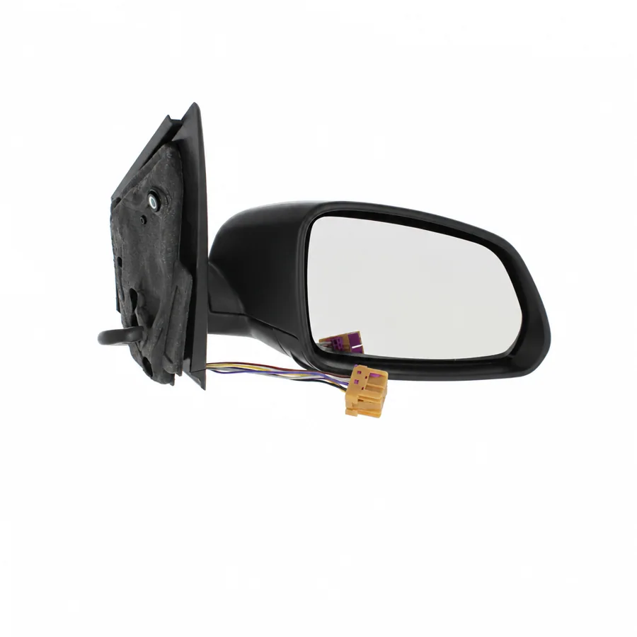 VW Polo Right Heated Electric Complete Mirror Unit, Black (2005–2010) — photograph 3