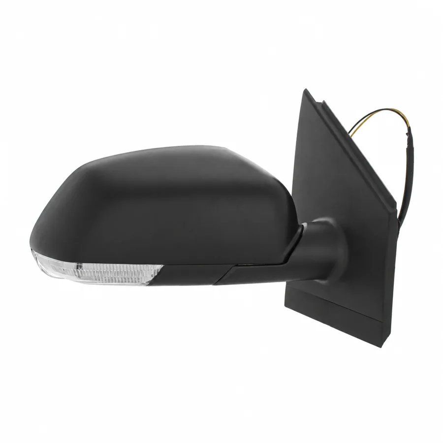 VW Polo Right Complete Mirror Unit, Black (2005–2010) — photograph 2