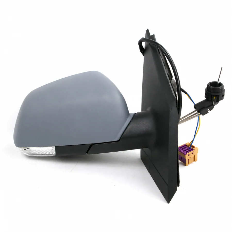 VW Polo Right Complete Mirror Unit, Primed (2005–2010)