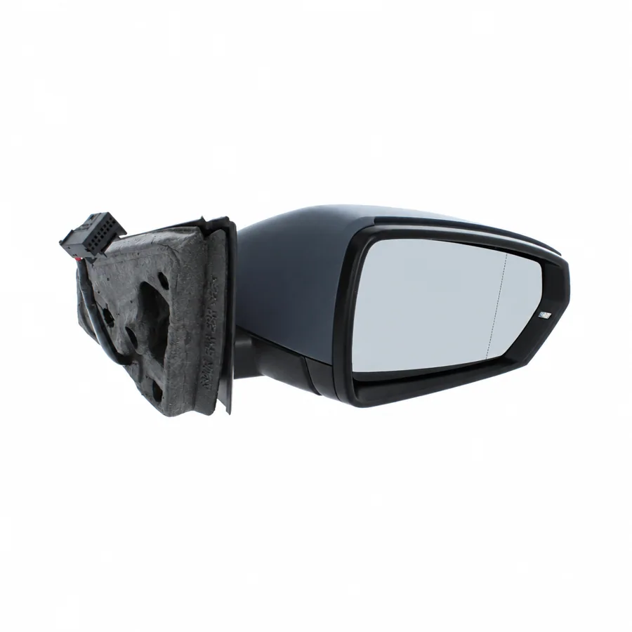 VW Polo Right Heated Electric Complete Mirror Unit, Primed (2017 onwards) — photograph 2