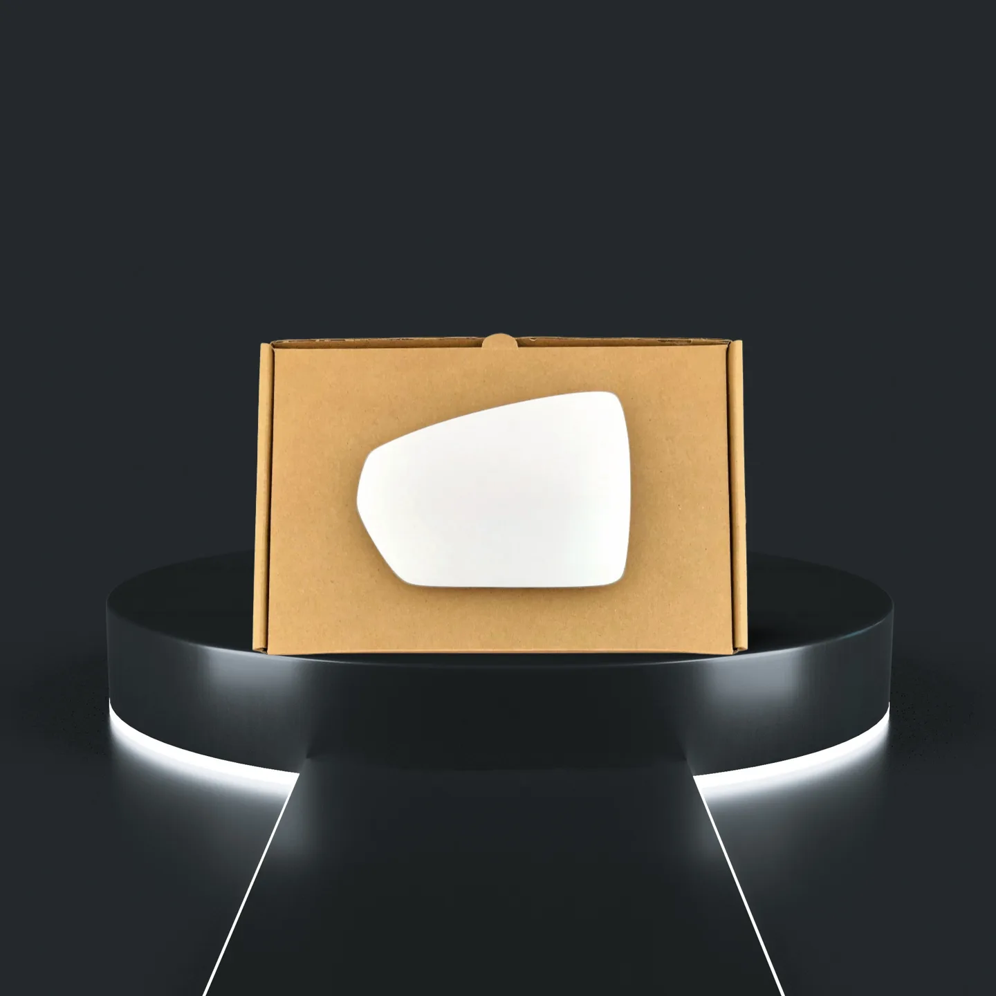 VW Polo Left Convex Stick-on Mirror Glass (2017–2025)