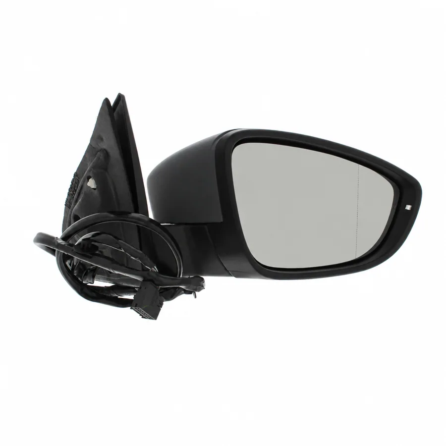 VW Scirocco Right Heated Power Folding Complete Mirror Unit, Primed (2008–2018) — photograph 3