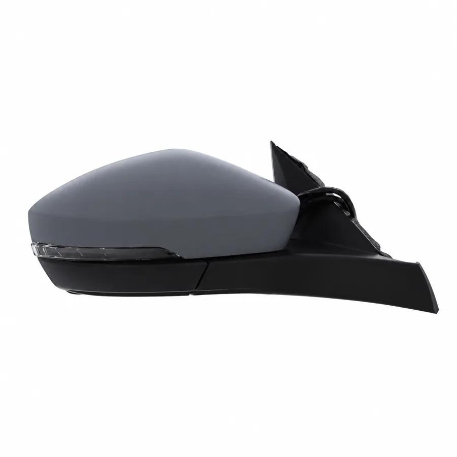 VW T-Roc Right Heated Power Folding Complete Mirror Unit, Primed (2017–2022) — photograph 2