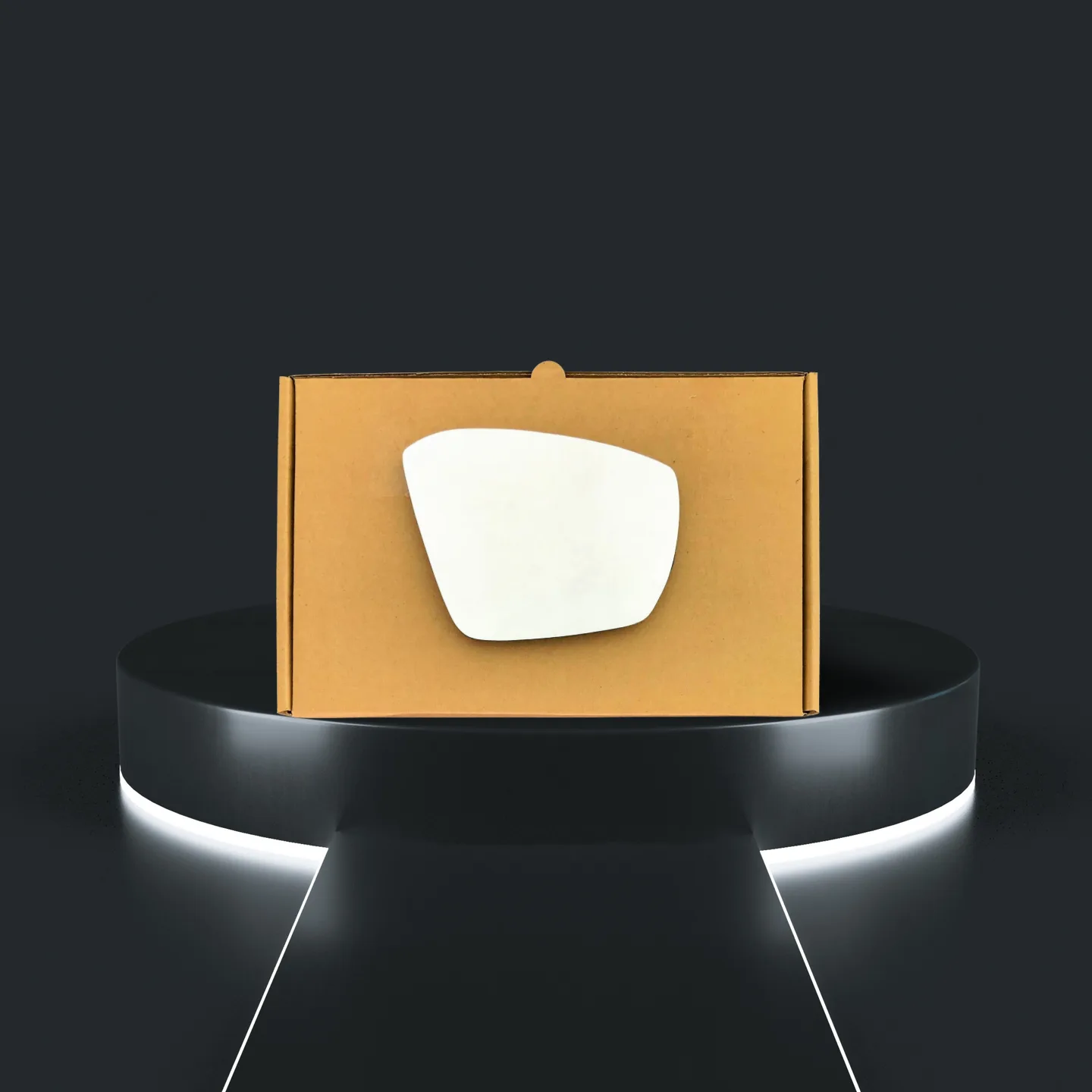 VW T-Roc Right Convex Stick-on Mirror Glass (2017–2025)