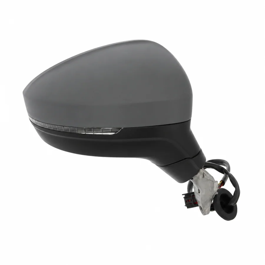 VW Tiguan Right Heated Electric Complete Mirror Unit, Primed (2016–2025)