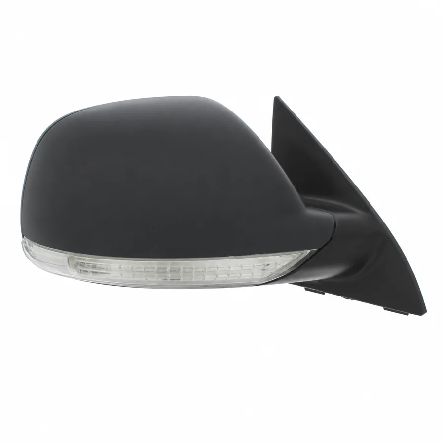 VW Touareg Right Heated Power Folding Complete Mirror Unit, Primed (2007–2011) — photograph 2