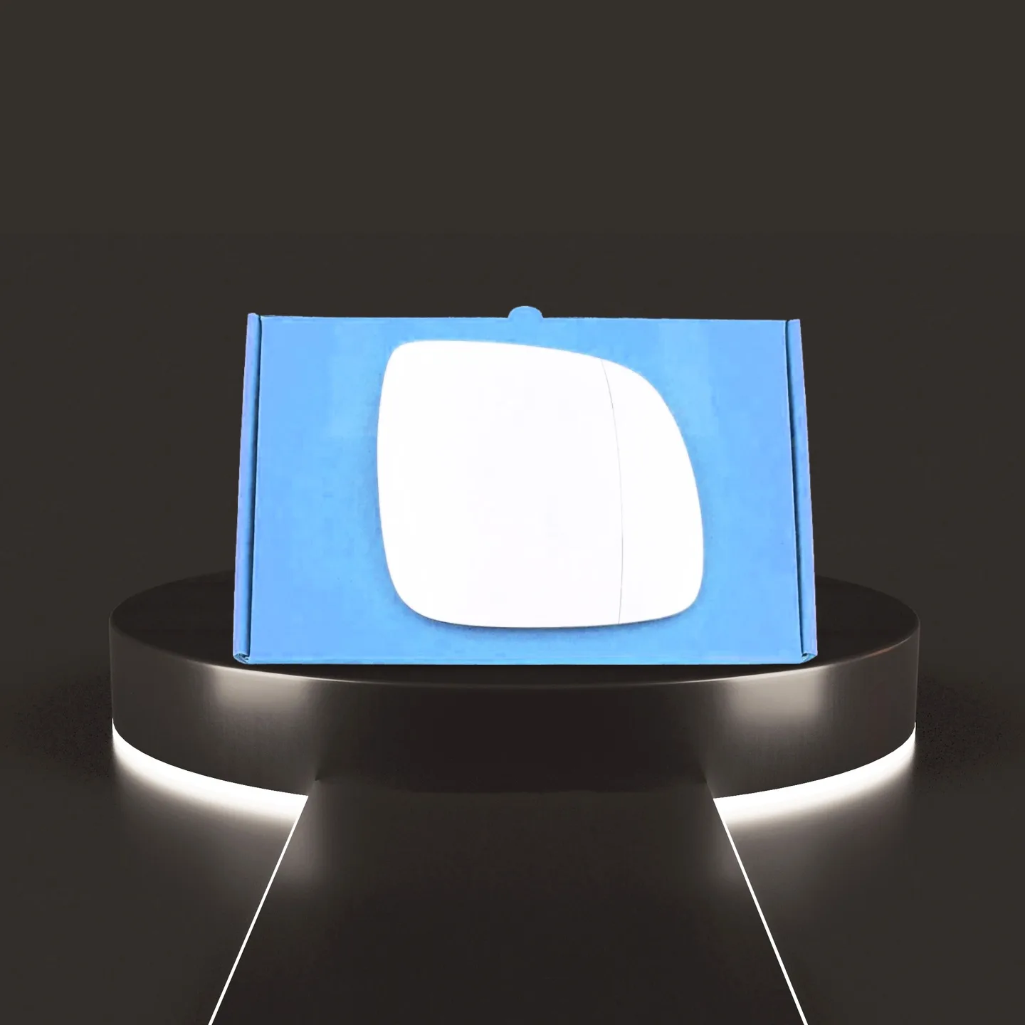 VW Touareg Right Wide Angle Stick-on Mirror Glass (2006–2010)
