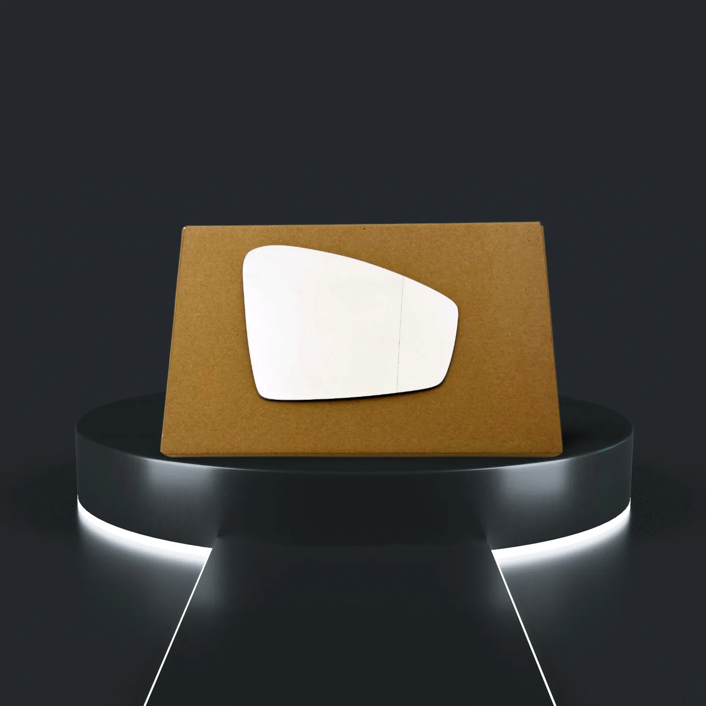 VW Touareg Right Wide Angle Stick-on Mirror Glass (2018 onwards)