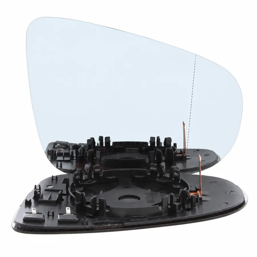 VW Touran Right Heated Aspherical Clip-on Mirror Glass (2010–2016)