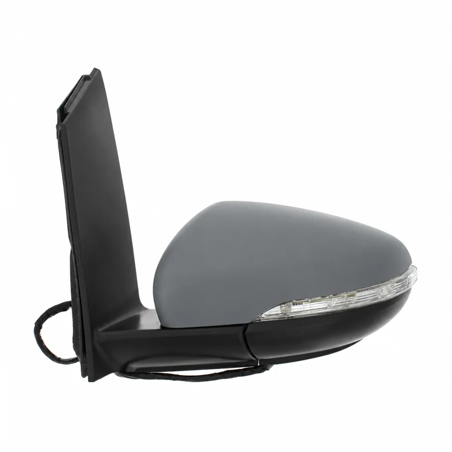 VW Touran Left Heated Electric Complete Mirror Unit, Primed (2010–2016) — photograph 2