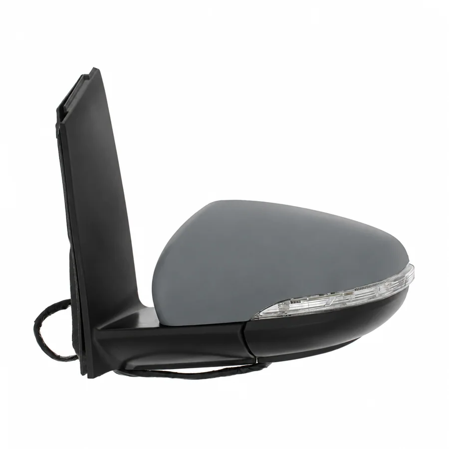 VW Touran Left Heated Power Folding Complete Mirror Unit, Primed (2010–2016) — photograph 2