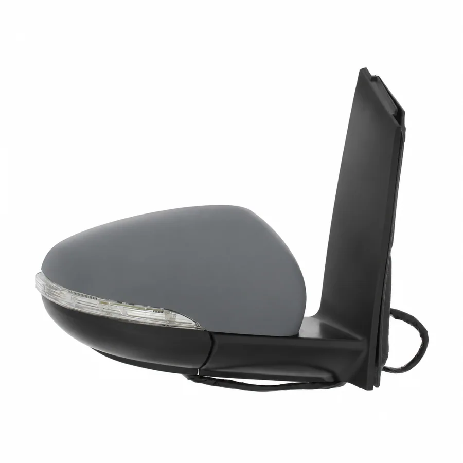 VW Touran Right Heated Electric Complete Mirror Unit, Primed (2010–2016) — photograph 2