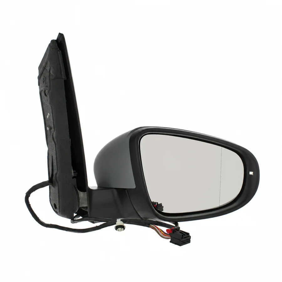 VW Touran Right Heated Electric Complete Mirror Unit, Primed (2010–2016) — photograph 3