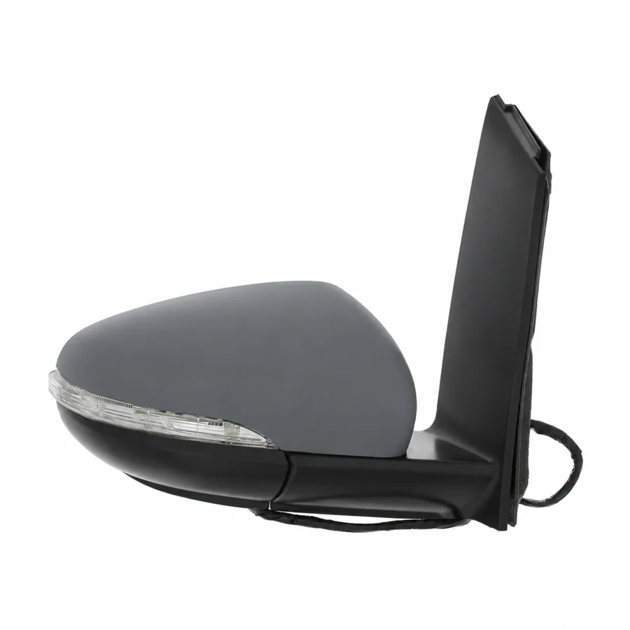 VW Touran Right Heated Power Folding Complete Mirror Unit, Primed (2010–2016) — photograph 2
