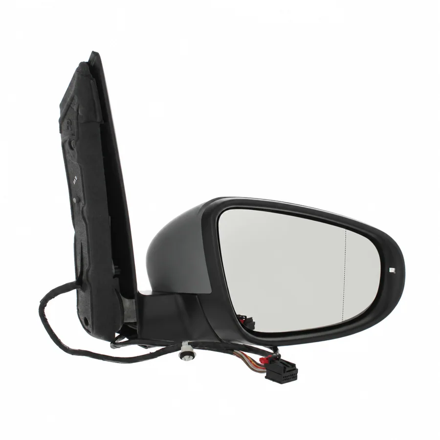VW Touran Right Heated Power Folding Complete Mirror Unit, Primed (2010–2016) — photograph 3