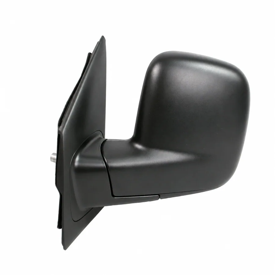 VW Transporter Left Complete Mirror Unit, Black (2003–2010)