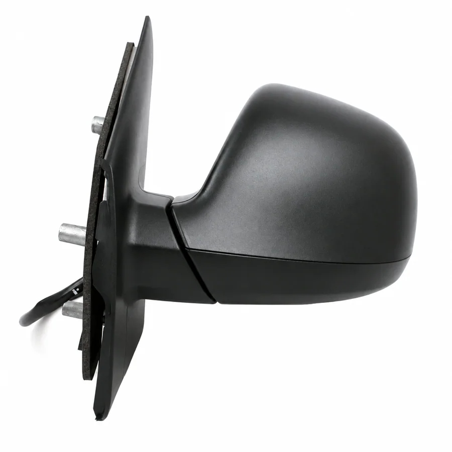 VW Transporter Left Heated Electric Complete Mirror Unit, Black (2009–2016)