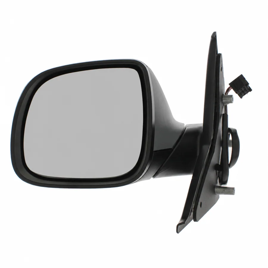 VW Transporter Left Heated Electric Complete Mirror Unit, Primed (2009–2016) — 5 Pin Connector - Excludes Aerial — photograph 3
