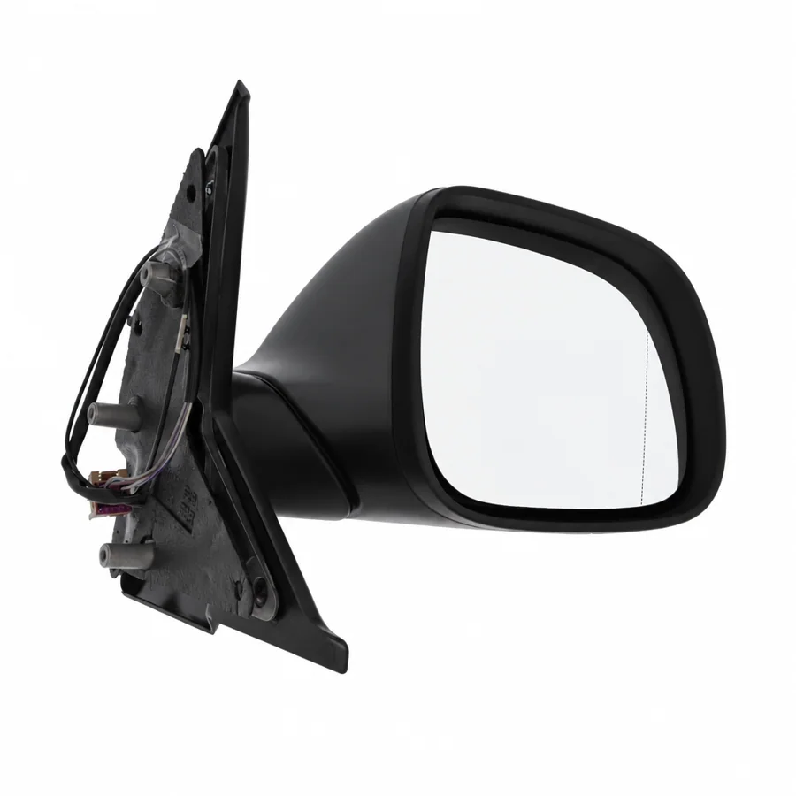 VW Transporter Right Heated Electric Complete Mirror Unit, Primed (2009–2016) — Aspherical Glass With Aerial — photograph 2