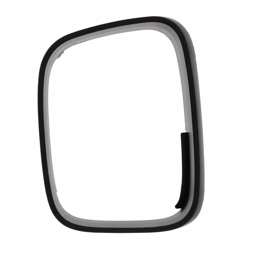 VW Transporter Left Mirror Trim (2003–2010) — Black - Textured — photograph 2