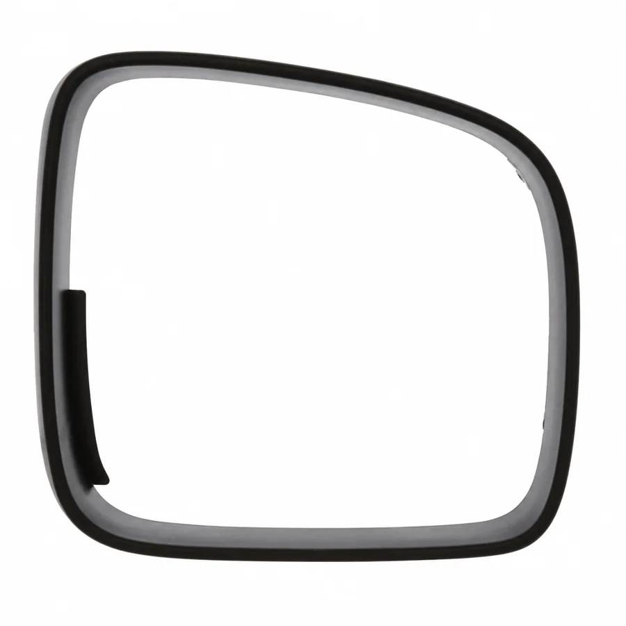 VW Transporter Right Mirror Trim (2003–2010) — Black - Textured — photograph 2