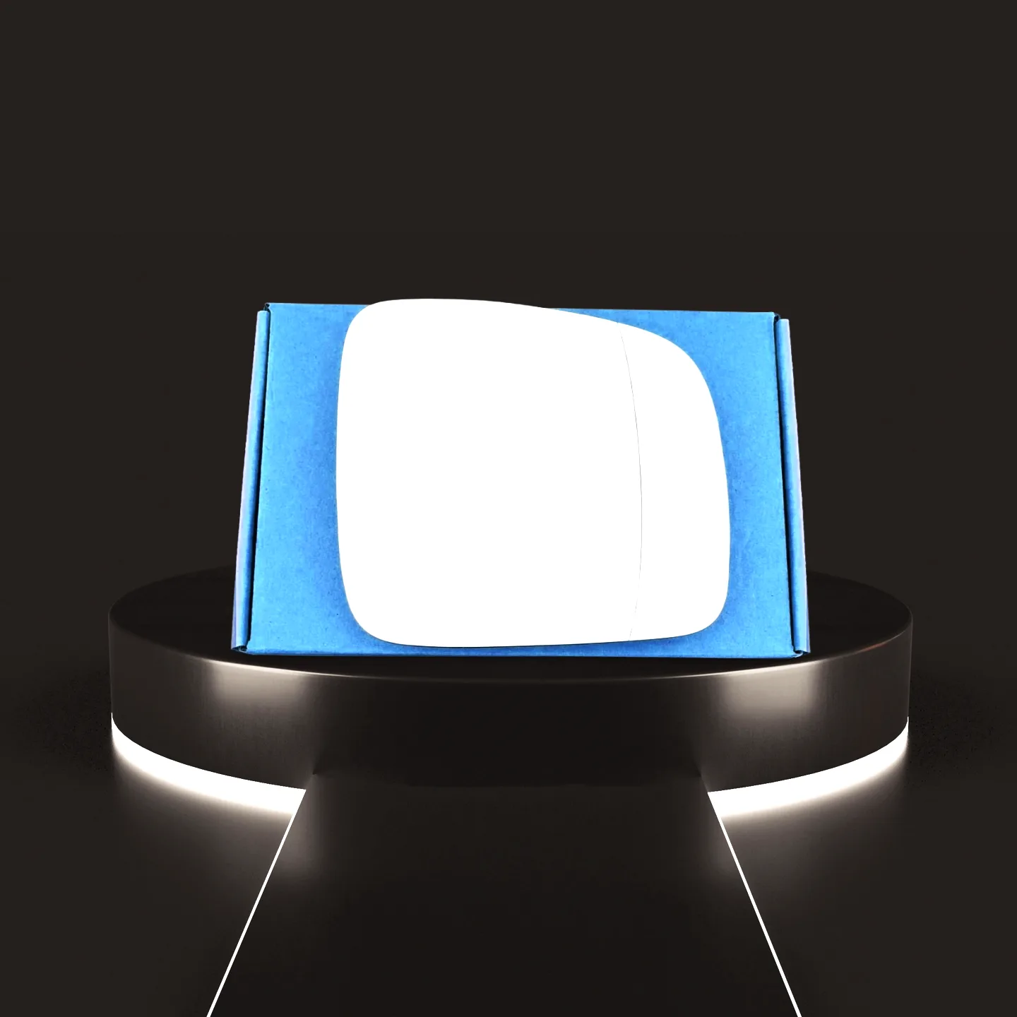 VW Transporter Right Wide Angle Stick-on Mirror Glass (2005–2009)