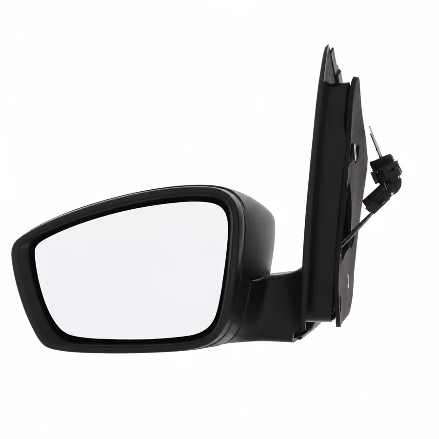 VW Up Left Complete Mirror Unit, Black - Textured (2012–2016) — photograph 2