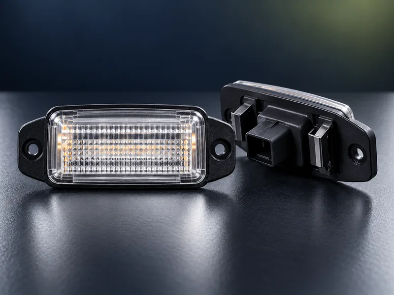 Number plate lights