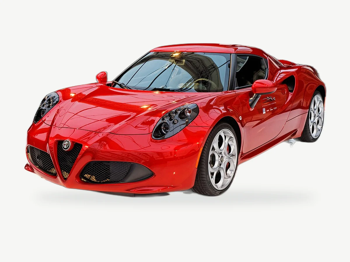 Representative Alfa Romeo 4C model range vehicle; trim and year may vary