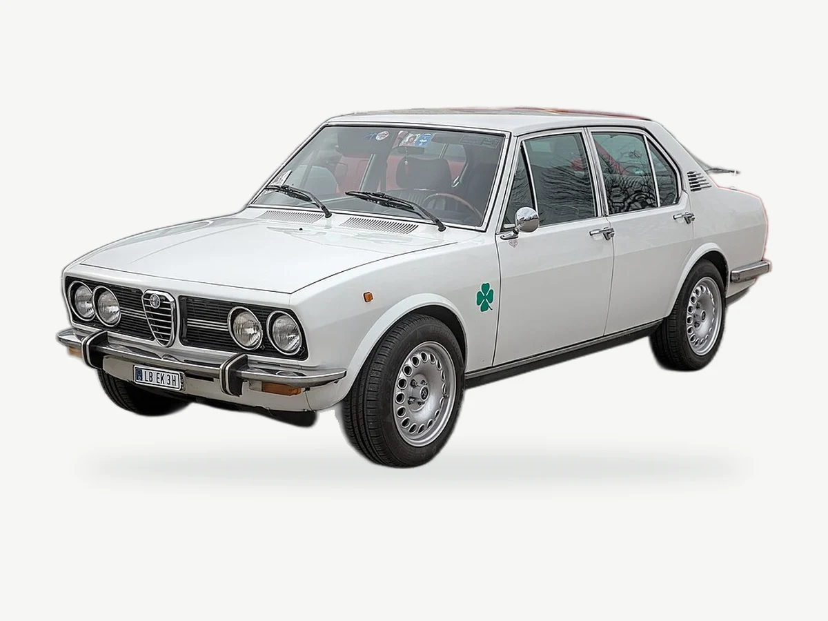 Representative Alfa Romeo Alfetta model range vehicle; trim and year may vary