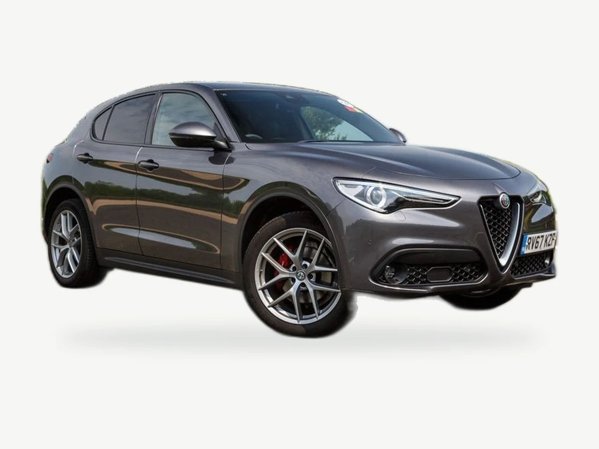 Representative Alfa Romeo Stelvio model range vehicle; trim and year may vary