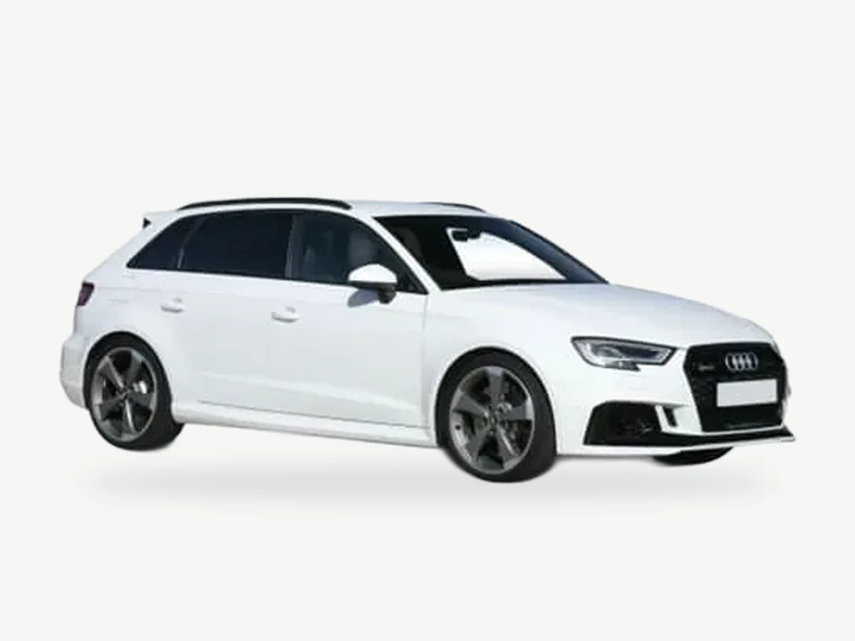 Representative Audi RS3 model range vehicle; trim and year may vary