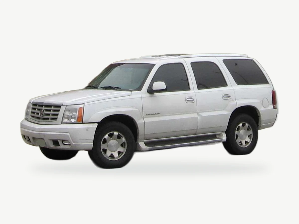 Representative Cadillac Escalade model range vehicle; trim and year may vary