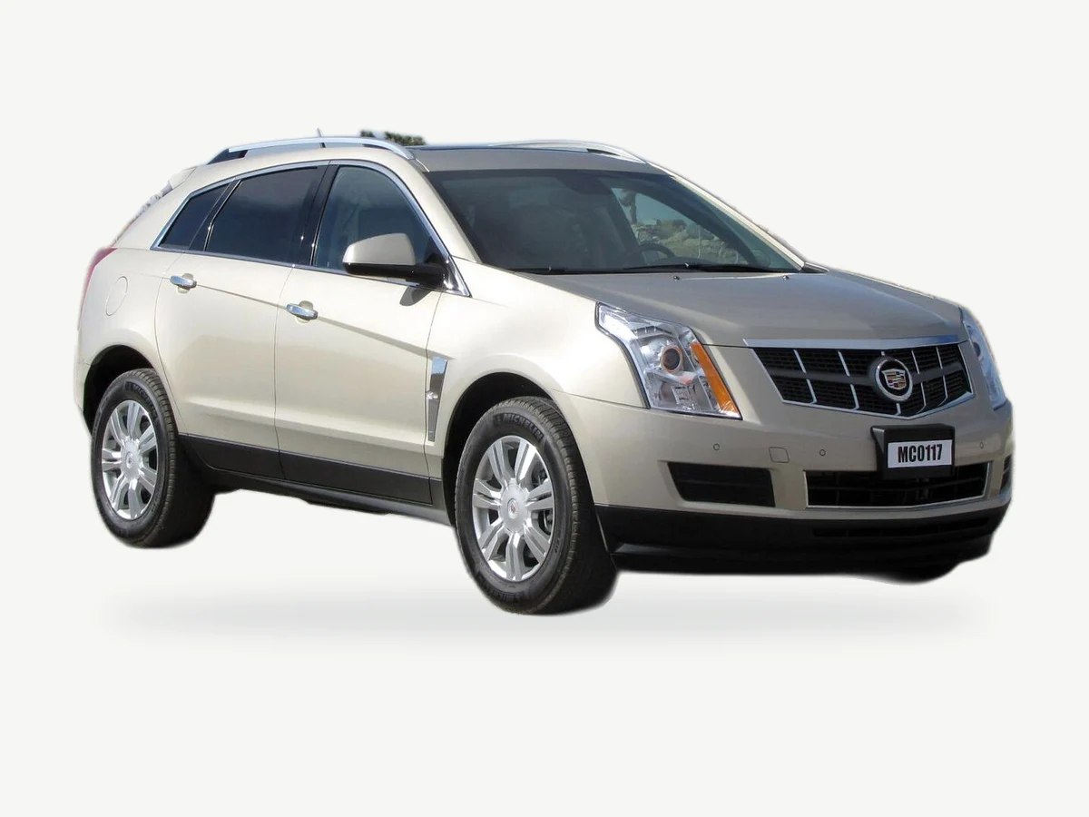 Representative Cadillac SRX model range vehicle; trim and year may vary