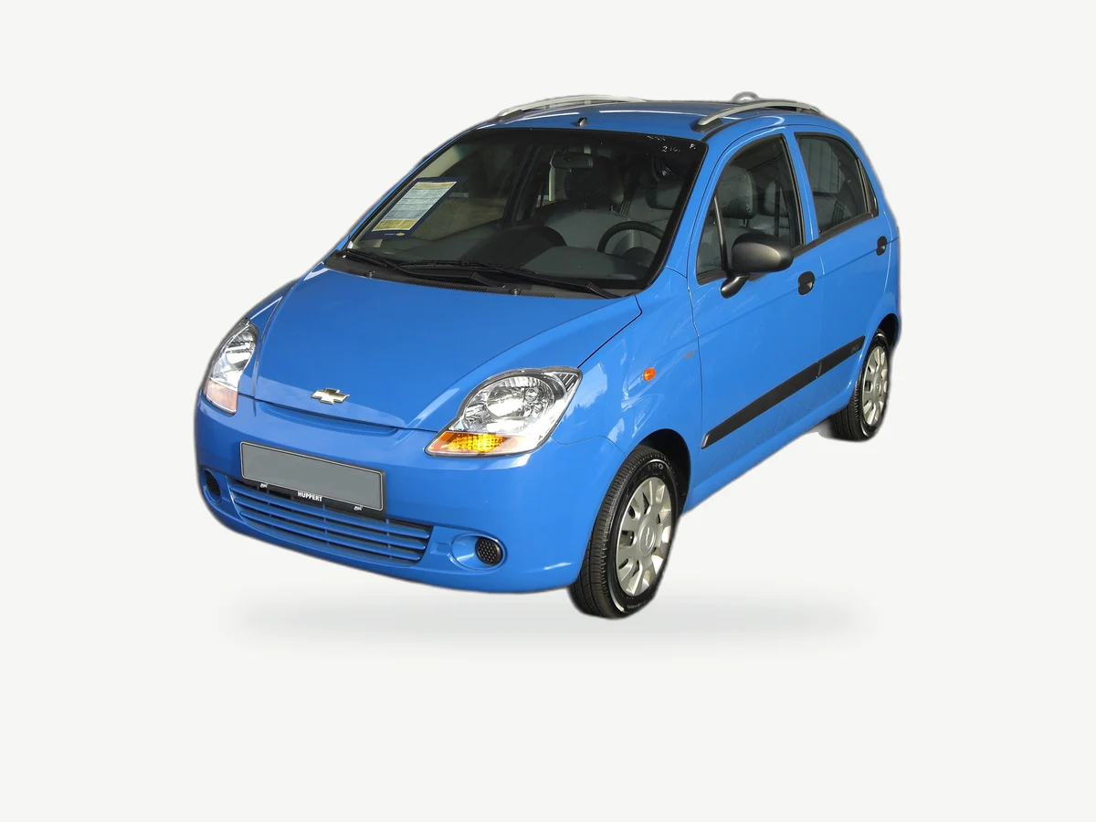 Representative Chevrolet Matiz model range vehicle; trim and year may vary