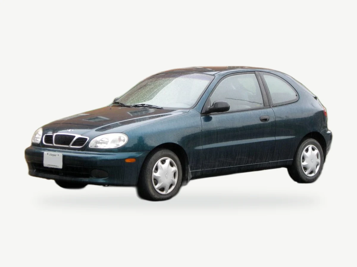 Representative Daewoo Lanos model range vehicle; trim and year may vary