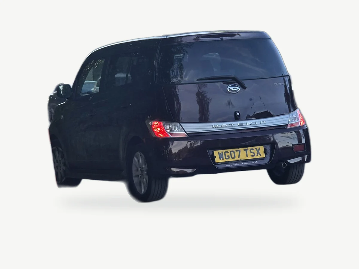 Representative Daihatsu Materia model range vehicle; trim and year may vary
