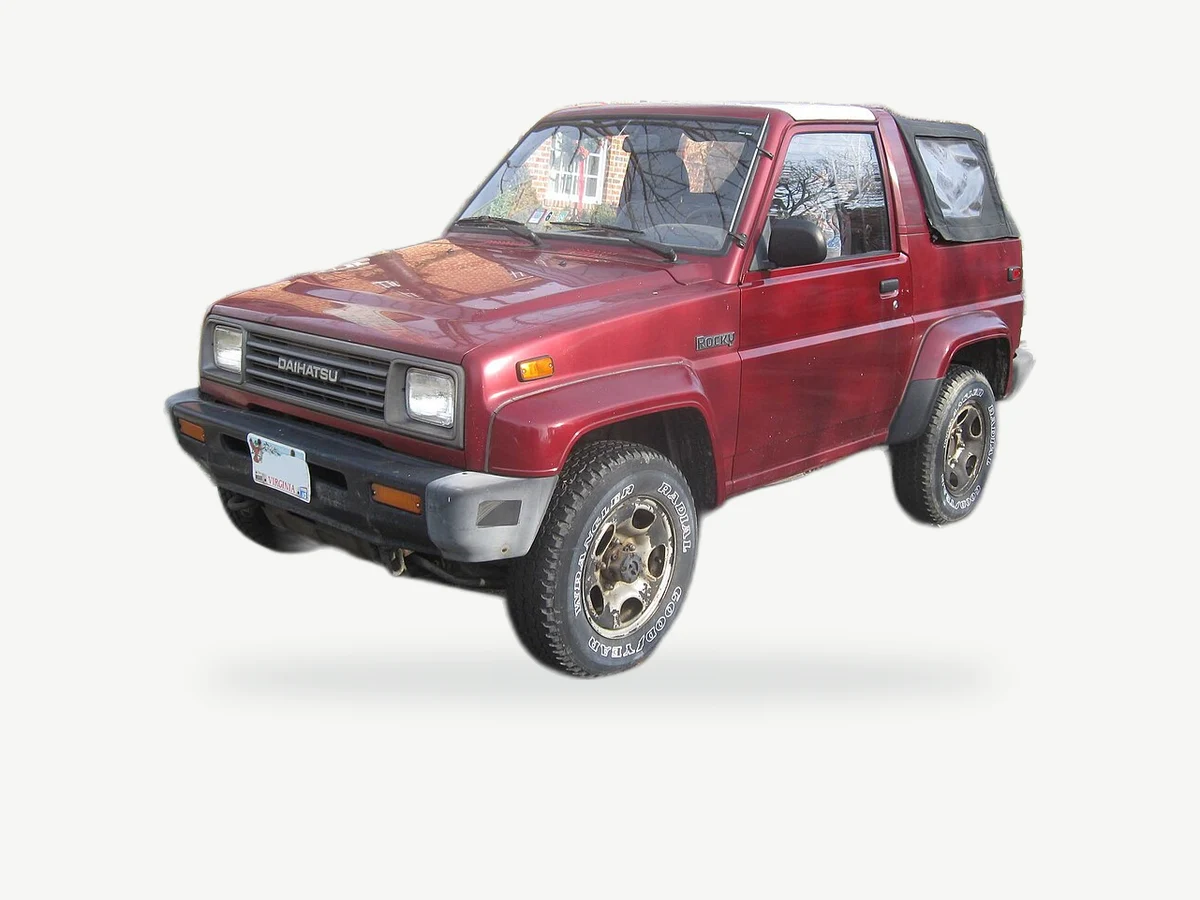 Representative Daihatsu Sportrak model range vehicle; trim and year may vary