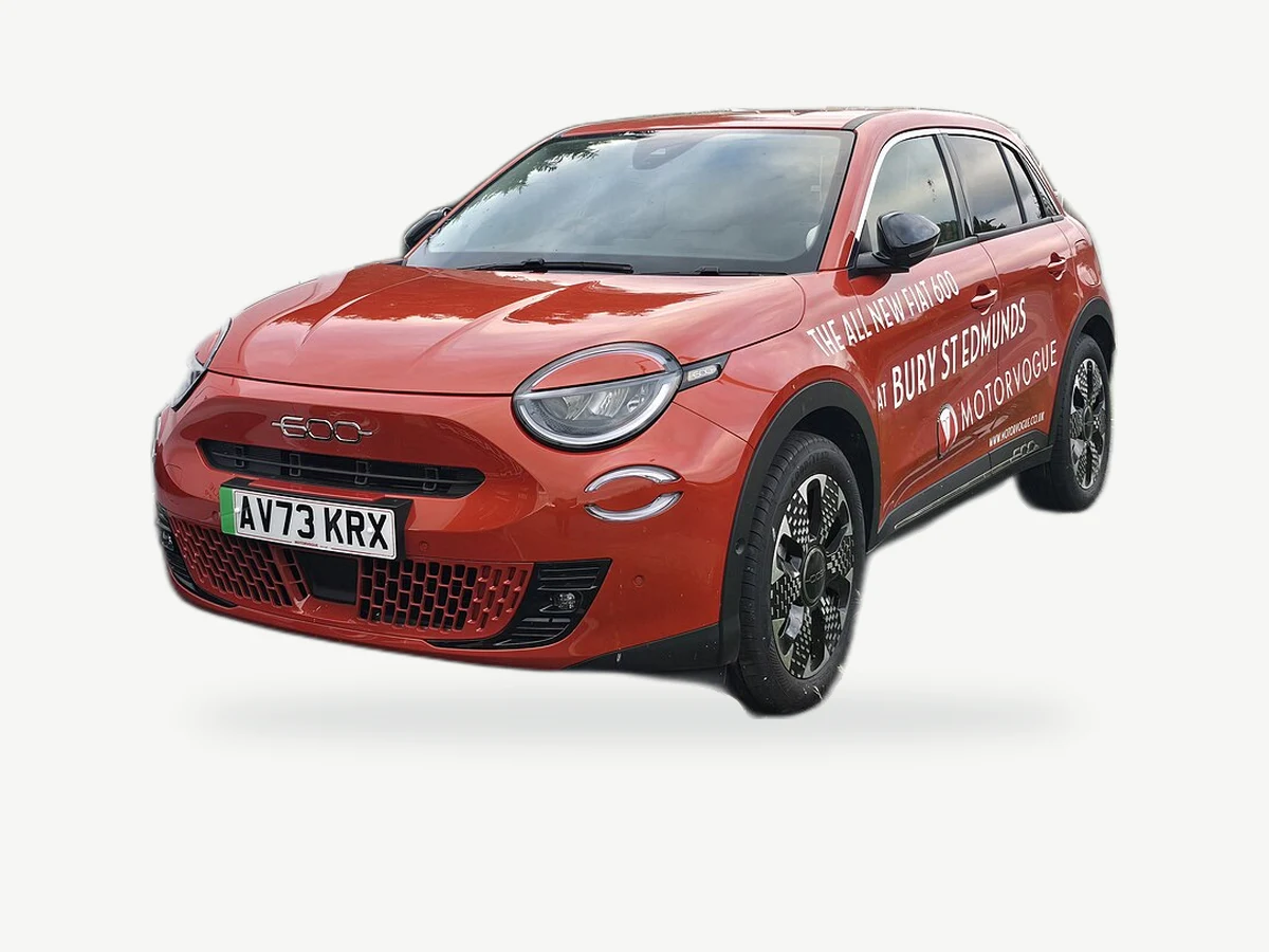 Representative Fiat 600 model range vehicle; trim and year may vary
