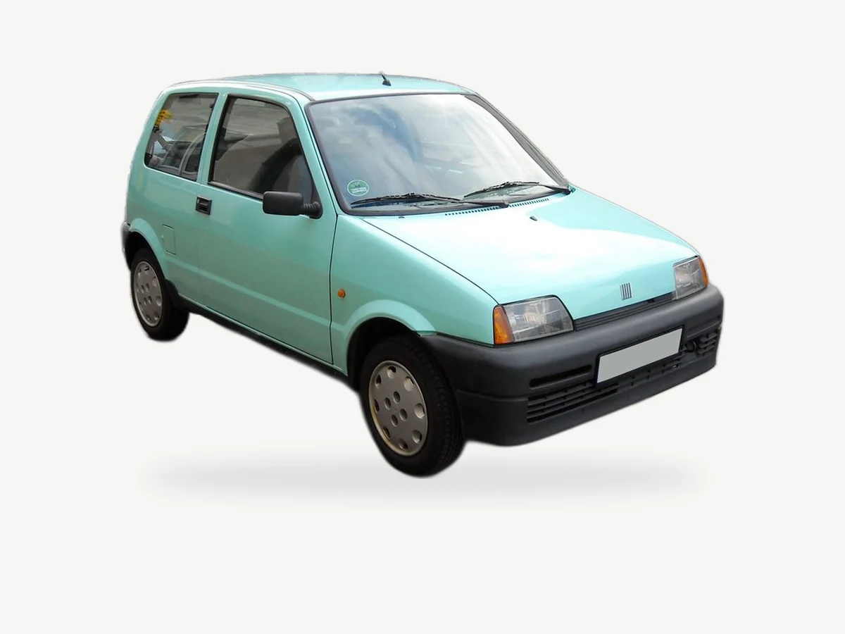 Representative Fiat Cinquecento model range vehicle; trim and year may vary