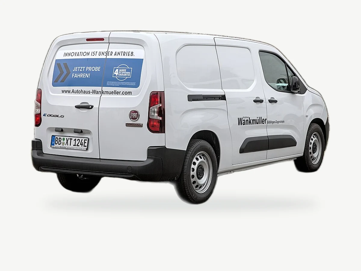 Representative Fiat E-Doblo model range vehicle; trim and year may vary