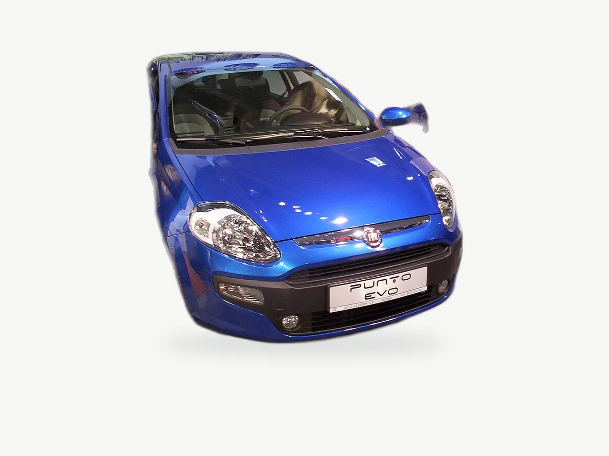 Representative Fiat Punto Evo model range vehicle; trim and year may vary