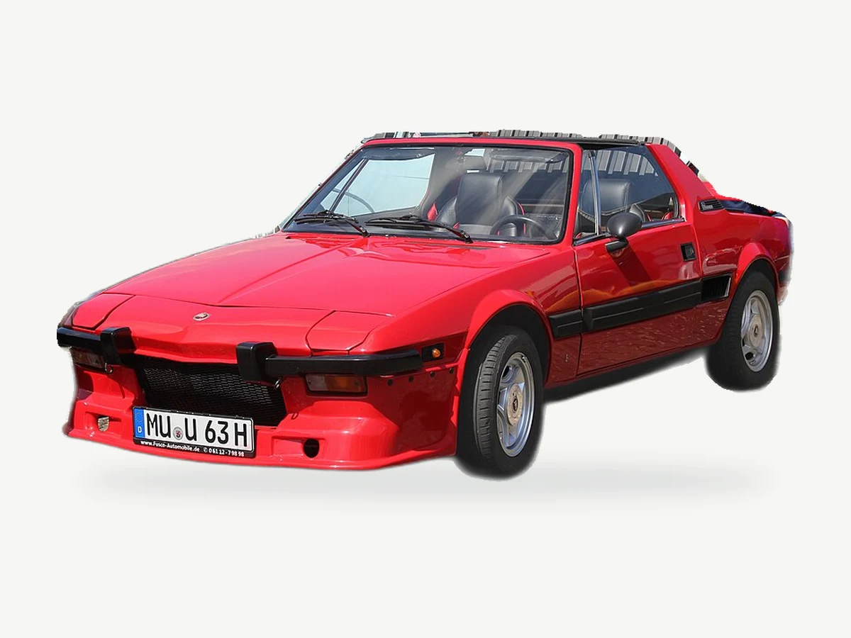 Representative Fiat X1/9 model range vehicle; trim and year may vary