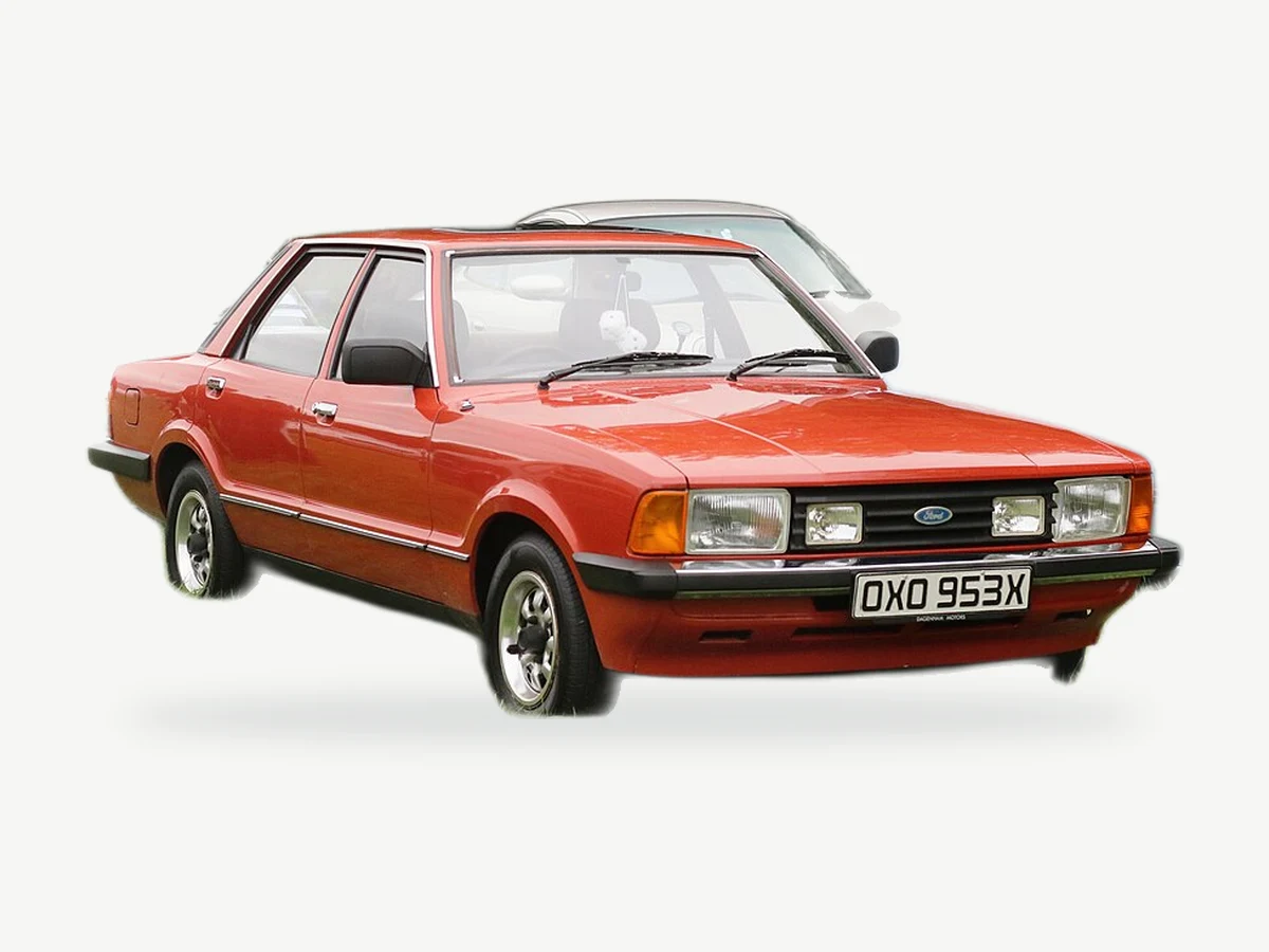 Representative Ford Cortina model range vehicle; trim and year may vary