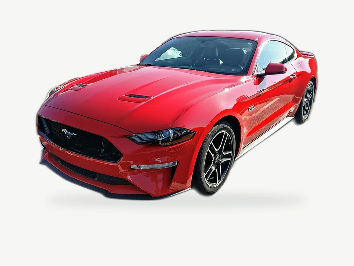 Representative Ford Mustang model range vehicle; trim and year may vary