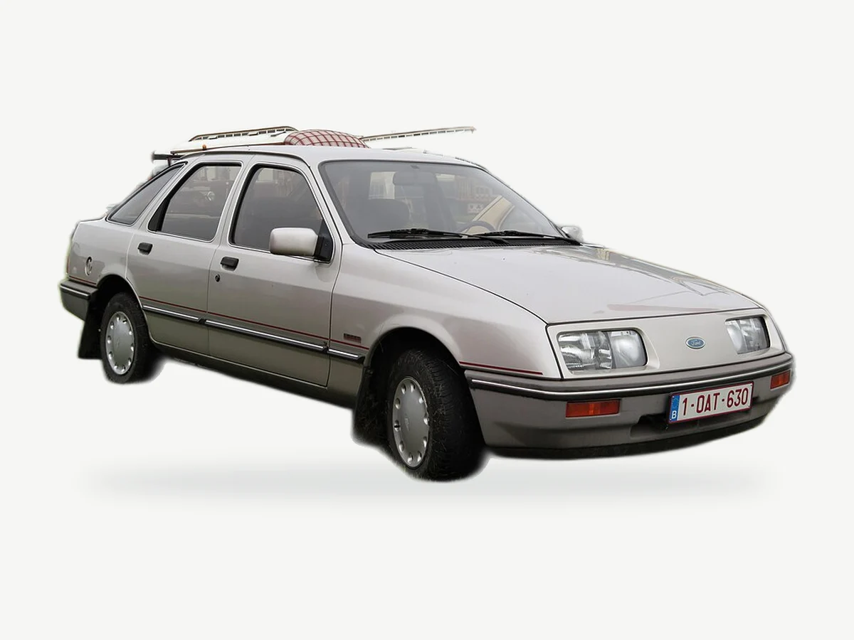 Representative Ford Sierra model range vehicle; trim and year may vary