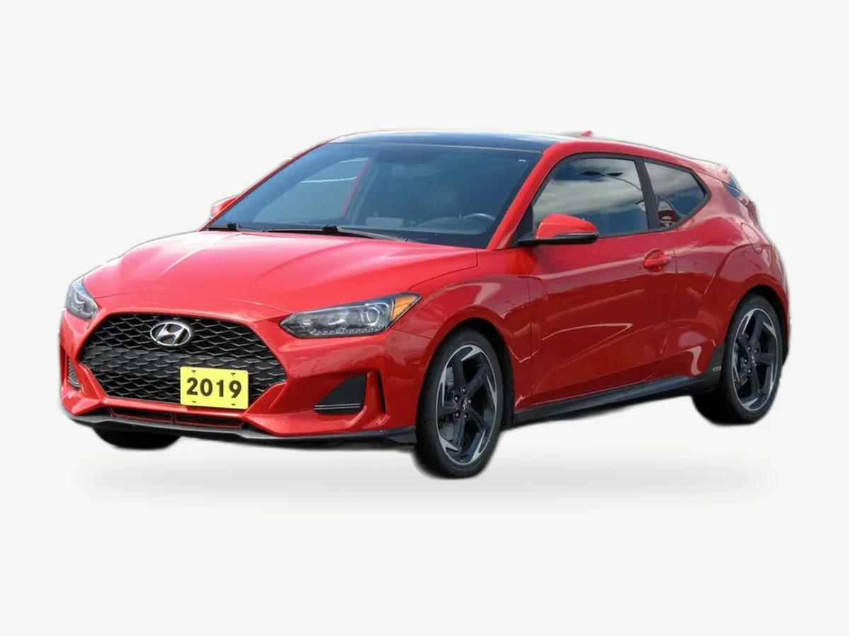 Representative Hyundai Veloster model range vehicle; trim and year may vary